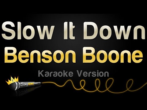 Benson Boone - Slow It Down (Karaoke Version)