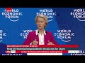 Weltwirtschaftsforum LIVE EU Kommissionspräsidentin Ursula Von Der Leyen