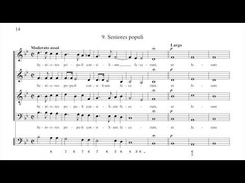 Michael Haydn - Responsoria in Coena Domini - 9. Seniores populi [Score video]