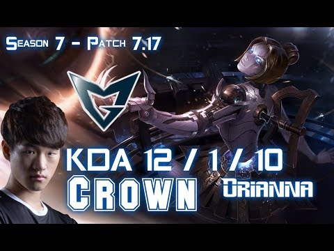 SSG Crown ORIANNA vs TALIYAH Mid - Patch 7.17 KR Ranked