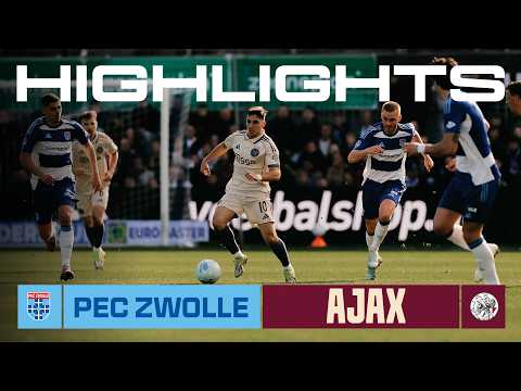 Highlights PEC Zwolle - Ajax | VriendenLoterij Eredivisie