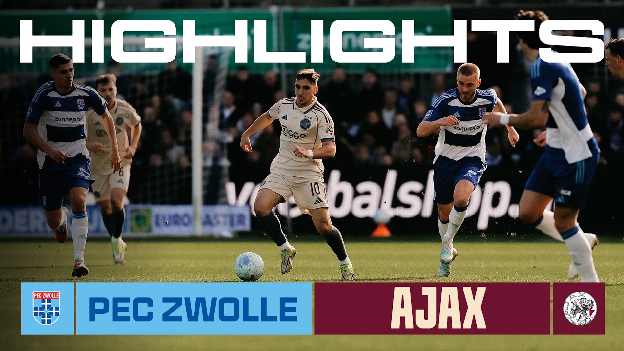 PEC Zwolle vs A Ajax Highlights