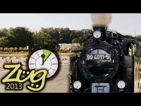 Rasender Roland, Rügen, Dampfzug - Zug2013 Express Doku