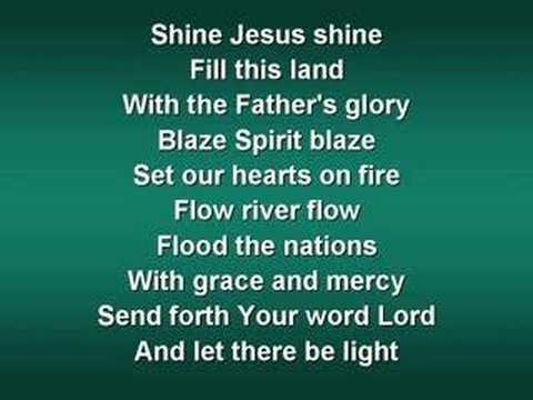 Shine Jesus Shine (worship video w/ lyrics)