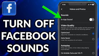 How To Turn Off Facebook Sounds On iPhone