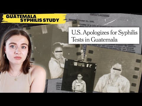 Horrific medical research on HUMANS by US doctors | Guatemala Syphilis Study