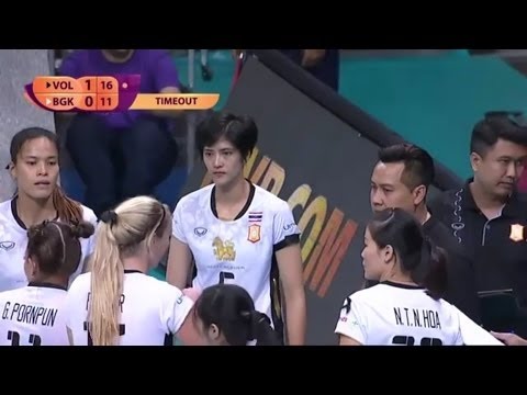 สโมสรสาวไทยสู้สูสีสุดมันกับสโมสรจากยุโรป Bangkok Glass VS Volero Zurich