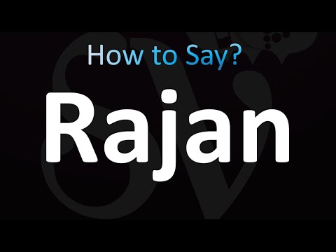 How to Pronounce Rajan (correctly!)