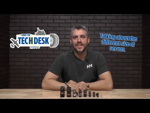 From the Tech Desk: Talking about the different size of servos.