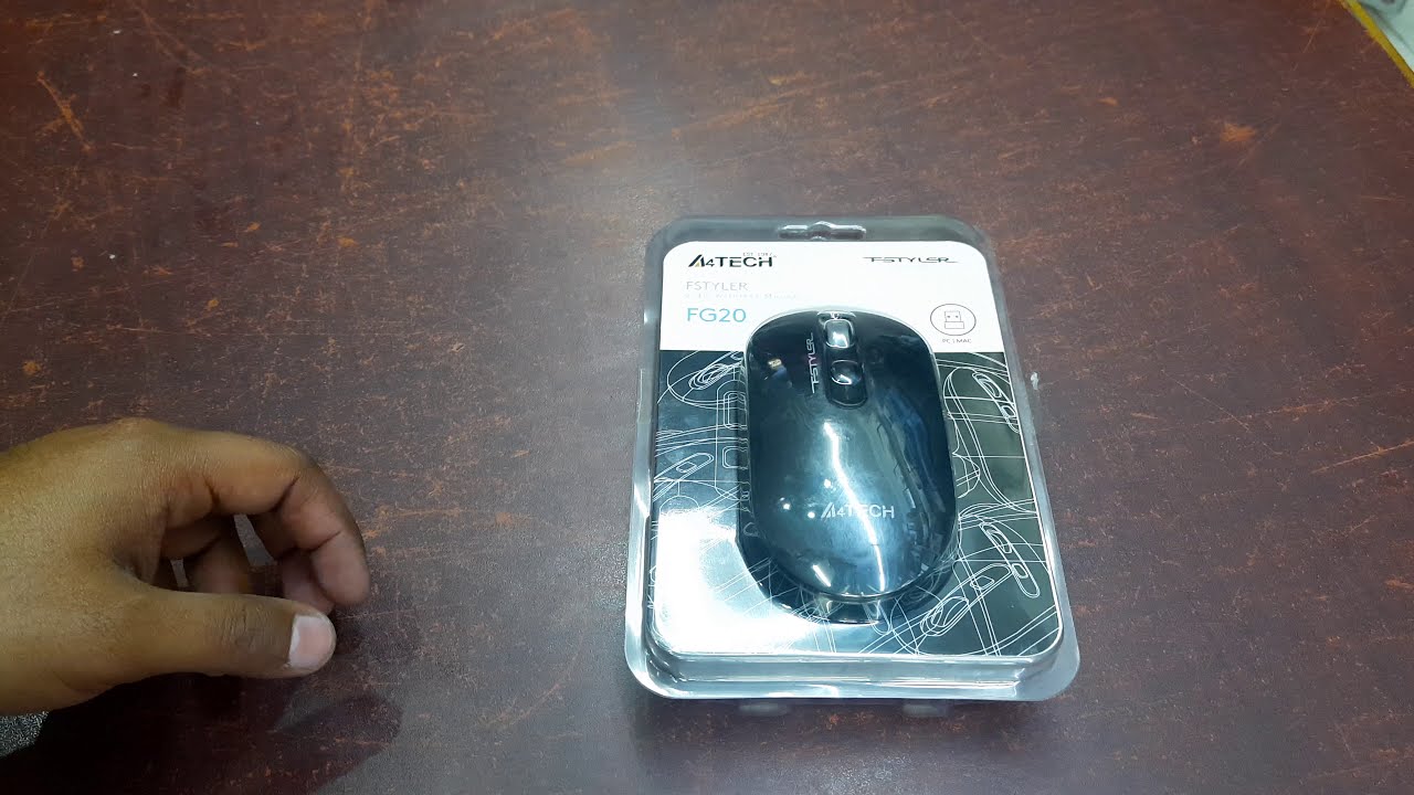 Беспроводная мышь A4Tech Fstyler FG20, синий/черный