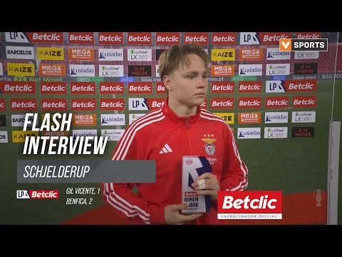 I Liga (#24) | Gil Vicente 1-2 Benfica: Flash Interview Schjelderup