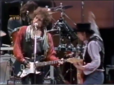 BOB DYLAN & TOM  PETTY Live 1986/ "Everybody Must Get Stoned/Across The Borderline/Rainy Day Women"