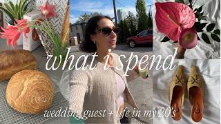 WHAT I SPEND IN A WEEK 💸 as a wedding guest + real life in my late 20's (VLOG)