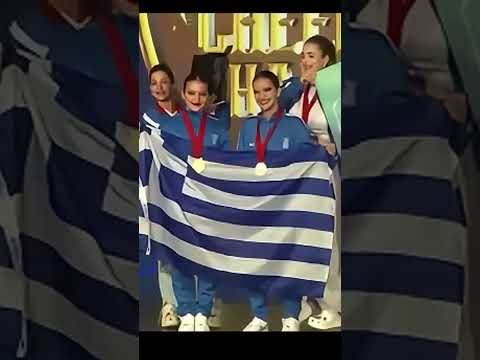 GREECE WINS GOLD🥇 medal at the EUROPEAN CHAMPIONSHIP Hip Hop Doubles.