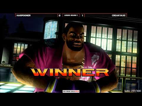 VF5FS Online Tourney #2 - Harpooner (Jeffry) vs CreakyAxe (Jeffry) [4K/60fps]