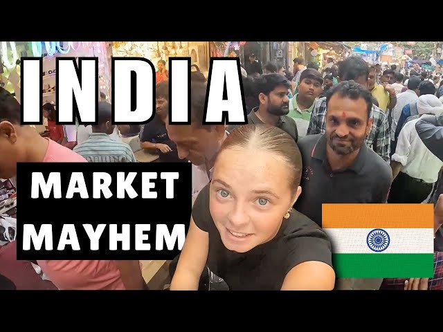 Travel vlog - EXPLORING THE CRAZIEST MARKET IN DELHI!! 🇮🇳 WE COULD NOT BELIEVE THIS IN INDIA!!