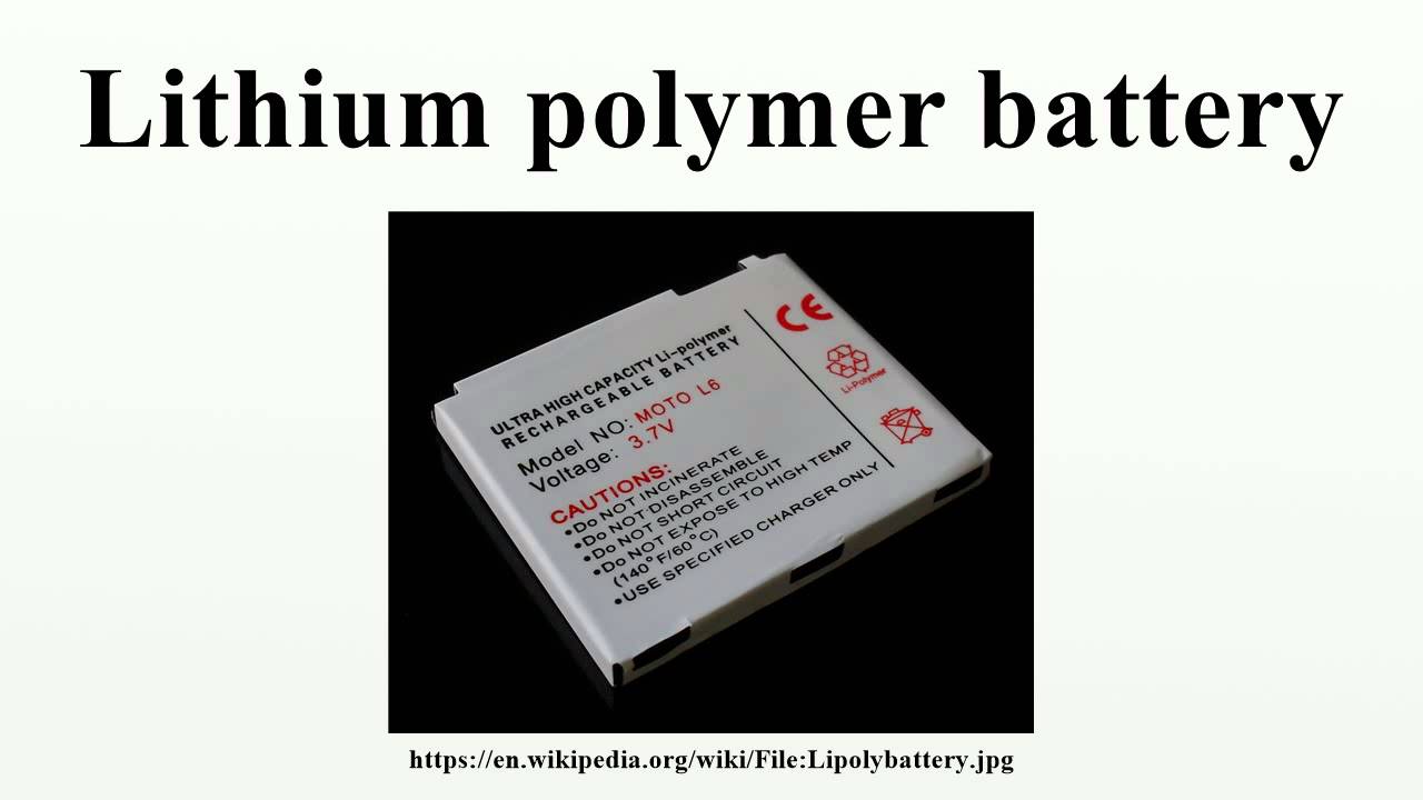 Lithium polymer battery