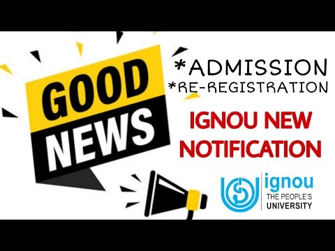 IGNOU NEW NOTIFICATION || GOOD NEWS || 2022 JULY SESSION || RE-REGISTRATION || IGNOU ALERTS