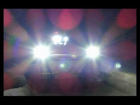 42" Snowblower LUMAG SFR-110PRO with extra work lights.