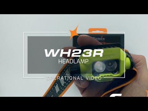 Огляд налобного ліхтаря Fenix WH23R