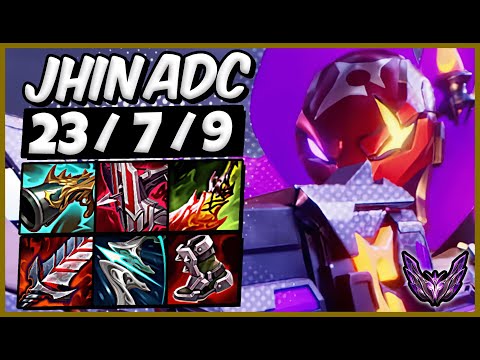 The Battle Marksman: Jhin vs Miss Fortune ADC / KR Master / Patch 13.13 / Season 13 [ 23 / 7 / 9 ]