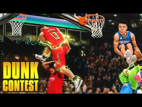 DUNK CONTEST! DUNKING FROM THE FREE THROW LINE! 2K20 MyCareer Ep.13