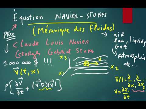 Équations Dérivées Partielles (1)/ Motivation: Écoulement fluides (Navier-Stokes)