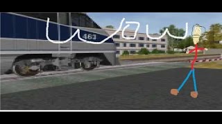 Open Rails - Surfliner Leaving The First Station