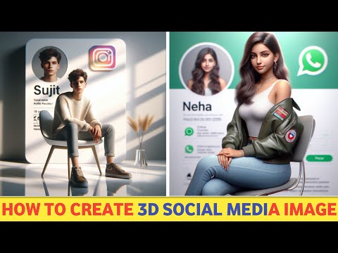 How To Create 3D Ai Social Media Boy Image | Trending Social Media Profile Name Photo Editing
