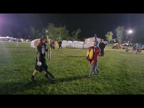 Spars w/ warlord farix and warlord raven the swift keep 2022 amtgard