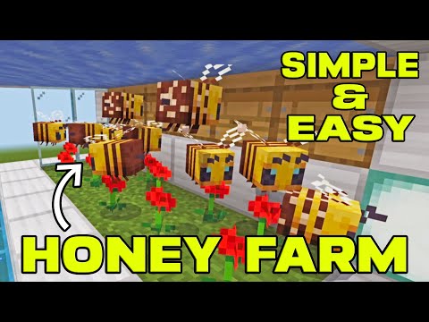 Insane Easy Honey Farm Trick in Bedrock 1.20!!