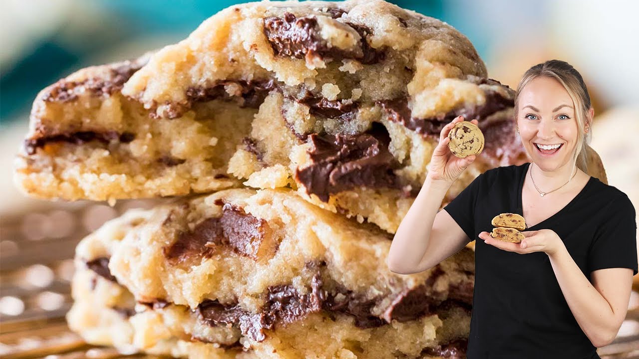 Sugar Spun Run's Thick Peanut Butter Chocolate Chunk Cookies