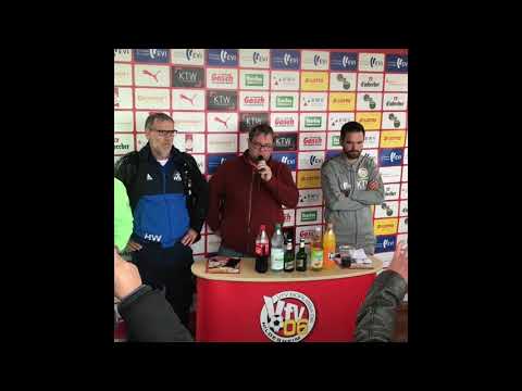 NFV Pokal Viertelfinale, VfV06-MTV Celle, Pressekonferenz