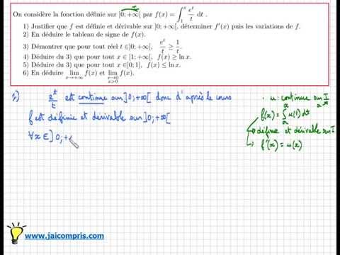 comment trouver un encadrement de f(x)