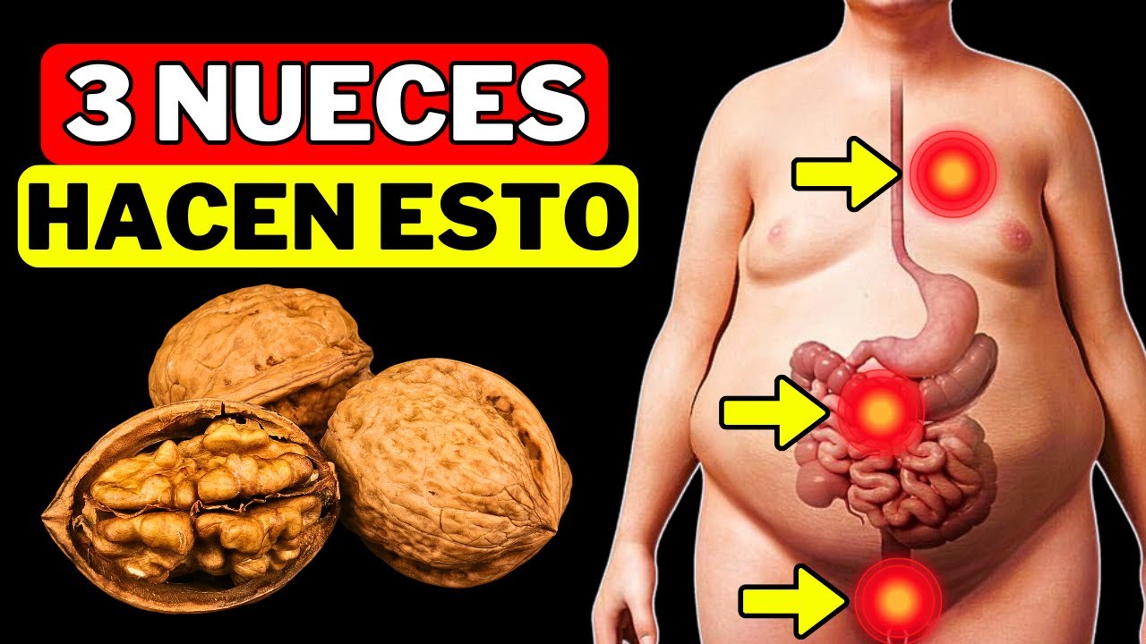Sólo 3 NUECES AL DÍA harán esto a tu CUERPO. Todos deberían saberlo