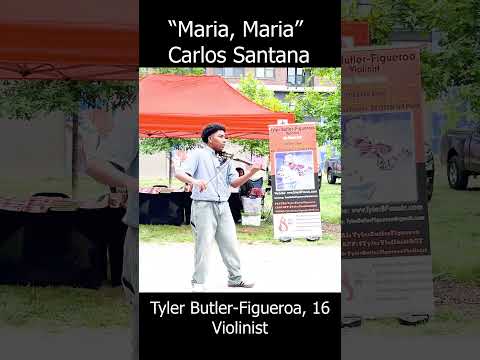 "Maria Maria" - Carlos Santana The Product G&B (Violin Cover) | Tyler Butler-Figueroa Violinist 16