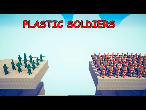 PLASTIC SOLDIERS vs 100X ARMIES | Totally Accurate Battle Simulator TABS