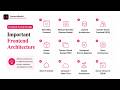 Every Frontend Architecture Explained Reactjs Frontenddevelopment Webdevelopment