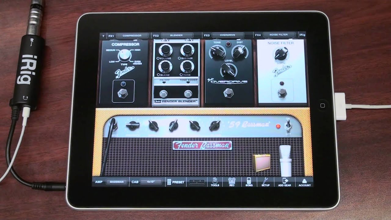 Fender Collection for iPad - Fender Tone On Your iPhone and iPad - Gear Overview - YouTube