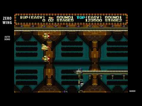 Zero Wing / auto demo / Sega Mega Drive 1991