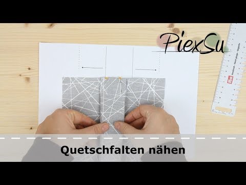 Nähanleitung - Quetschfalten nähen | PiexSu