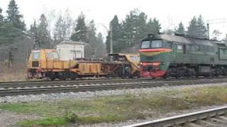 preview picture of video 'М62 на станции Сосново.'