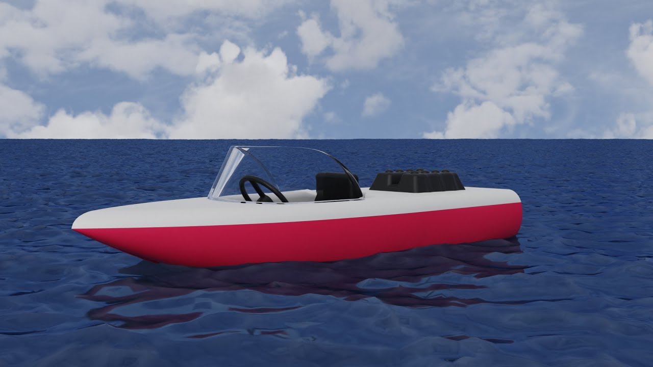Modelo de impresora 3D Rc boat yc design: mire el v&iacute;deo Modelo de impresión 3D