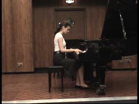 Tamara plays Liszt - Etude No.12 (age 12)