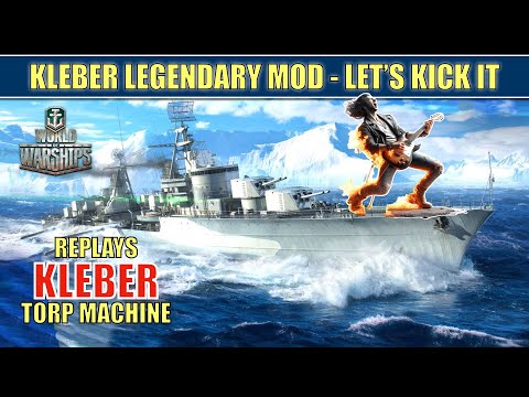 Destroyer Kleber Legendary Mod Kickstart #worldofwarships #kleber