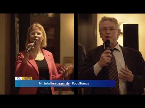 Vera Werdes und Holger Müller am iGL Stammtisch