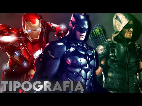 Rap do Homem de Ferro, Batman e Arqueiro Verde - SEM PODERES | NERD HITS - Tipografia