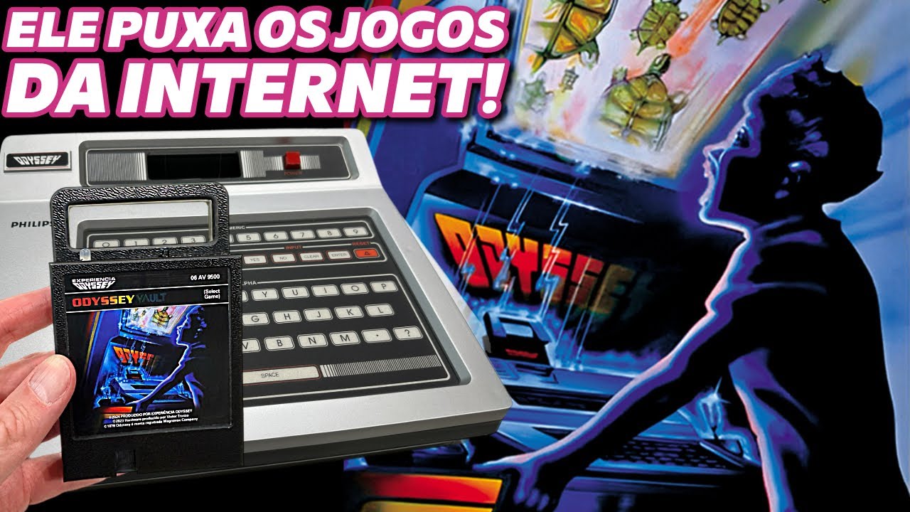 Testei o cartucho mágico do Odyssey com acesso à internet! E ele é incrível!