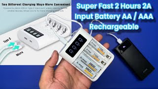 MY BORING🔥Smart Quick Charger AA / AAA NiMH🔥Rechargeable Baterai Charger 2A USB