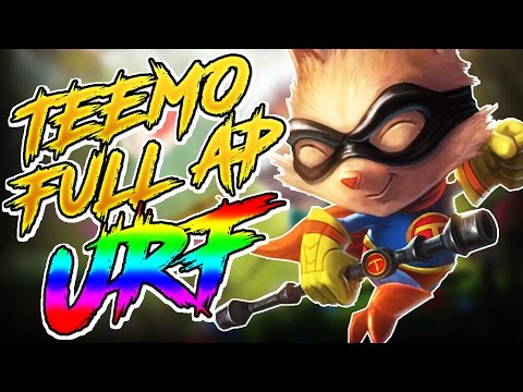 URF 2017 FULL AP TEEMO - Ultra Rapid Fire 2017 TEEMO - ALL RANDOM URF